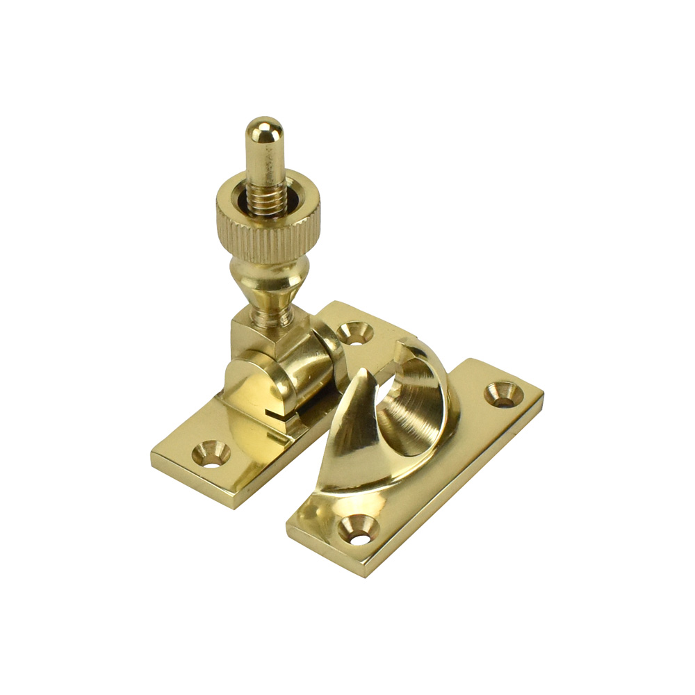 Sash Heritage Brighton Fastener - Standard (Non Locking) - Polished Brass